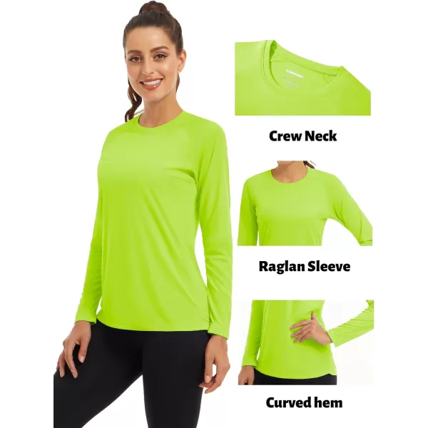 TACVASEN Women's Rash Guard Swim Shirt Sun Protection UPF 50+ Long Sleeve Sport Workout Tops