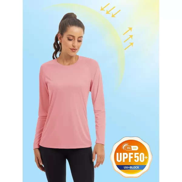 TACVASEN Women's Rash Guard Swim Shirt Sun Protection UPF 50+ Long Sleeve Sport Workout Tops
