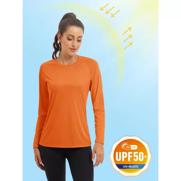 TACVASEN Women's Rash Guard Swim Shirt Sun Protection UPF 50+ Long Sleeve Sport Workout Tops