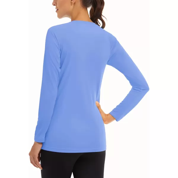 TACVASEN Women's Rash Guard Swim Shirt Sun Protection UPF 50+ Long Sleeve Sport Workout Tops