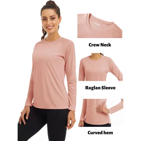 TACVASEN Women's Rash Guard Swim Shirt Sun Protection UPF 50+ Long Sleeve Sport Workout Tops