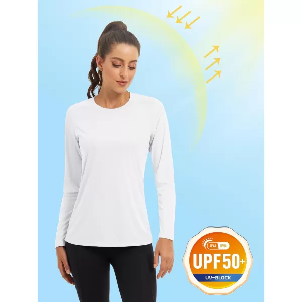 TACVASEN Women's Rash Guard Swim Shirt Sun Protection UPF 50+ Long Sleeve Sport Workout Tops