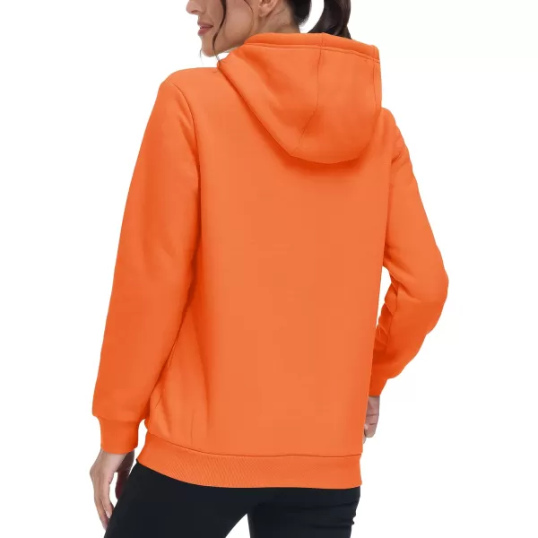 TACVASEN Women's Sherpa Lined Pullover Hoodies Cotton Fleece Sweatshirt Active Hooded With Pockets Casual Classic Tops