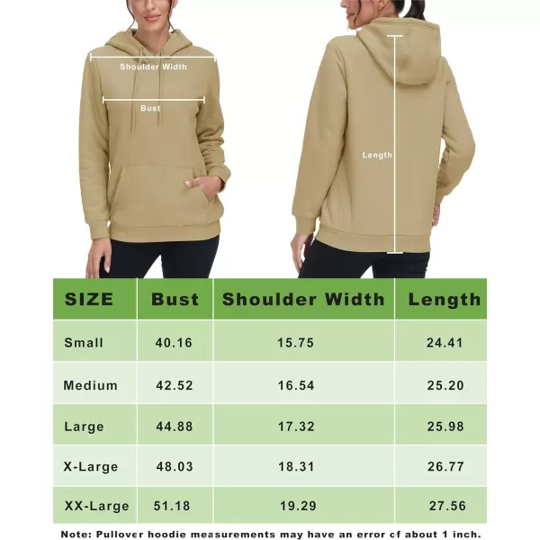 TACVASEN Women's Sherpa Lined Pullover Hoodies Cotton Fleece Sweatshirt Active Hooded With Pockets Casual Classic Tops