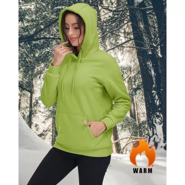 TACVASEN Women's Sherpa Lined Pullover Hoodies Cotton Fleece Sweatshirt Active Hooded With Pockets Casual Classic Tops