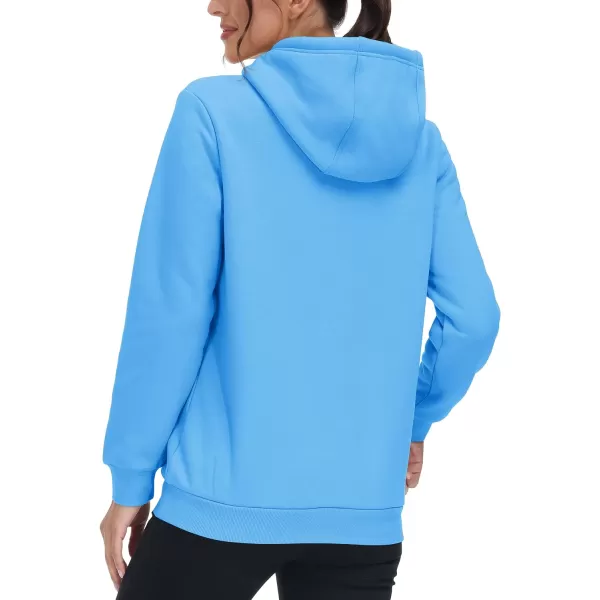 TACVASEN Women's Sherpa Lined Pullover Hoodies Cotton Fleece Sweatshirt Active Hooded With Pockets Casual Classic Tops
