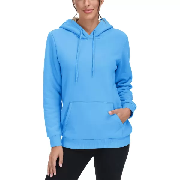 TACVASEN Women's Sherpa Lined Pullover Hoodies Cotton Fleece Sweatshirt Active Hooded With Pockets Casual Classic Tops