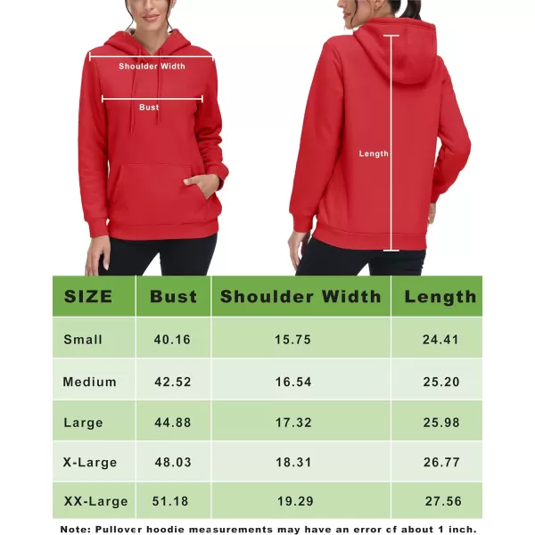 TACVASEN Women's Sherpa Lined Pullover Hoodies Cotton Fleece Sweatshirt Active Hooded With Pockets Casual Classic Tops