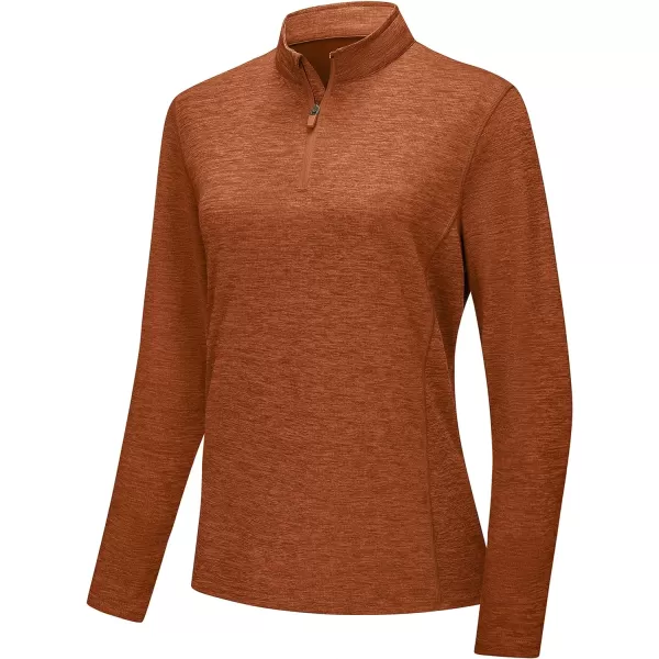 TACVASEN Women's UPF 50+ Hiking Shirts Sun Protection 1/4 Zip Quick Dry Lightweight Long Sleeve Outdoor Performance