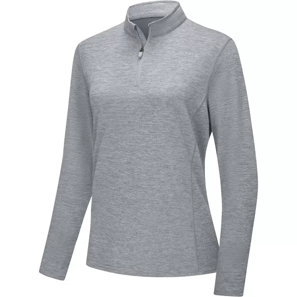 TACVASEN Women's UPF 50+ Hiking Shirts Sun Protection 1/4 Zip Quick Dry Lightweight Long Sleeve Outdoor Performance