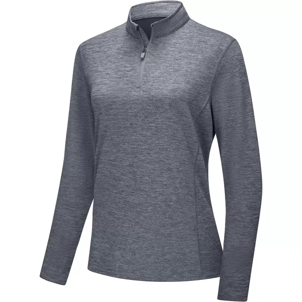 TACVASEN Women's UPF 50+ Hiking Shirts Sun Protection 1/4 Zip Quick Dry Lightweight Long Sleeve Outdoor Performance