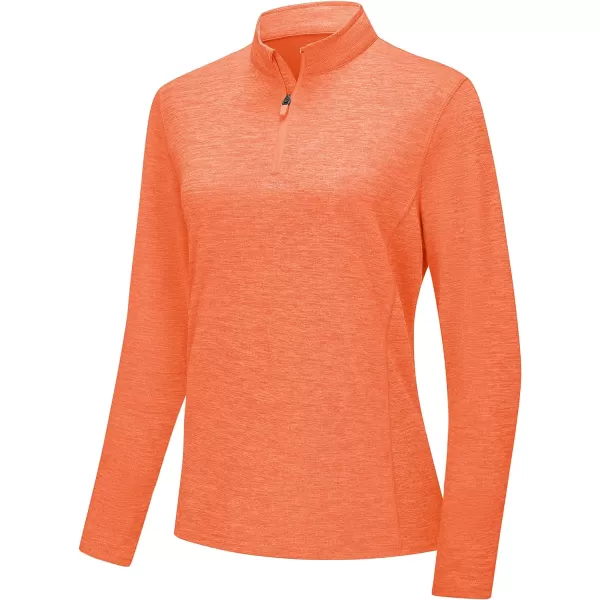 TACVASEN Women's UPF 50+ Hiking Shirts Sun Protection 1/4 Zip Quick Dry Lightweight Long Sleeve Outdoor Performance