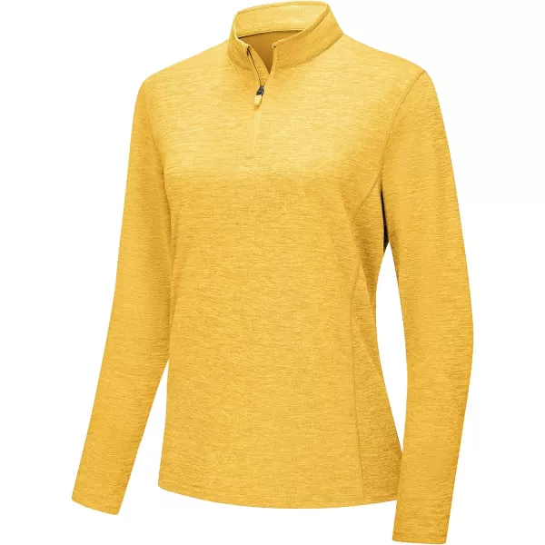TACVASEN Women's UPF 50+ Hiking Shirts Sun Protection 1/4 Zip Quick Dry Lightweight Long Sleeve Outdoor Performance