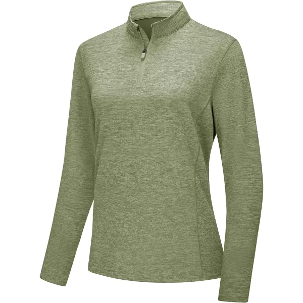 TACVASEN Women's UPF 50+ Hiking Shirts Sun Protection 1/4 Zip Quick Dry Lightweight Long Sleeve Outdoor Performance