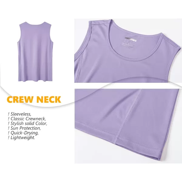 TACVASEN Women's Workout Tank Top Sleeveless Quick Dry Sun Protection UPF 50+ Running Hiking Athletic Gym Yoga Tank Tops