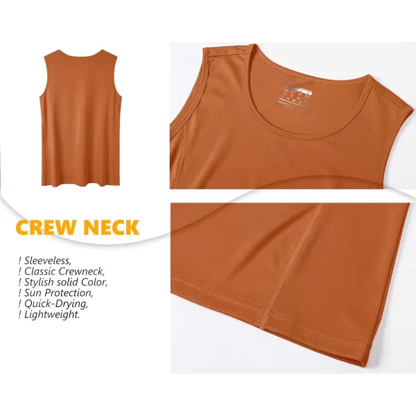 TACVASEN Women's Workout Tank Top Sleeveless Quick Dry Sun Protection UPF 50+ Running Hiking Athletic Gym Yoga Tank Tops