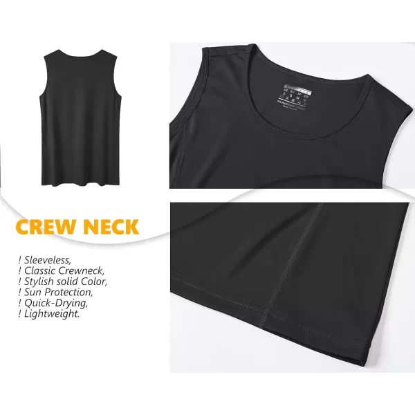 TACVASEN Women's Workout Tank Top Sleeveless Quick Dry Sun Protection UPF 50+ Running Hiking Athletic Gym Yoga Tank Tops