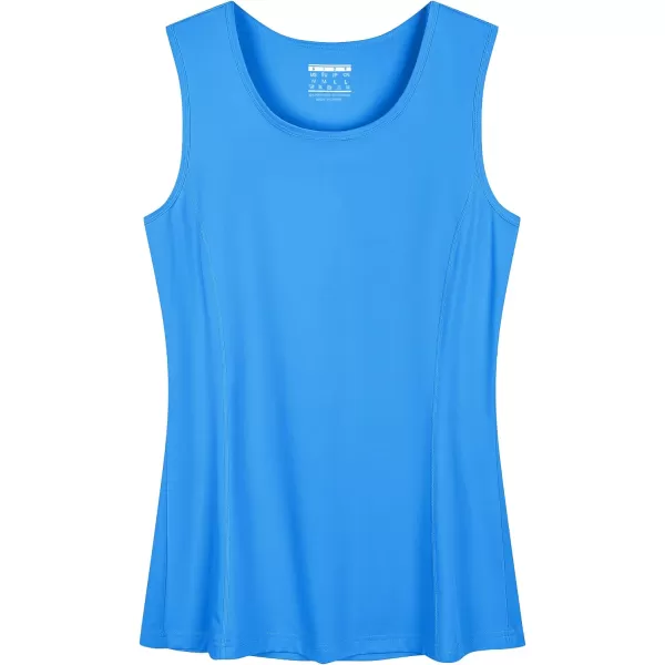 TACVASEN Women's Workout Tank Top Sleeveless Quick Dry Sun Protection UPF 50+ Running Hiking Athletic Gym Yoga Tank Tops