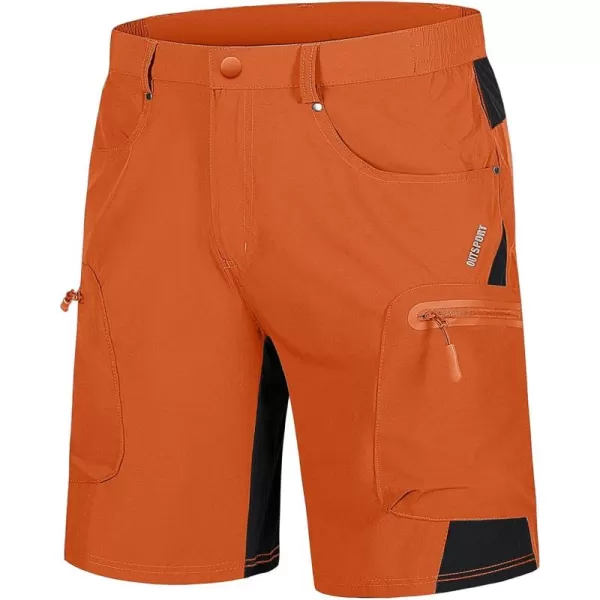 TACVASEN Men's Hiking Shorts Quick Dry Athletic Training Fishing Travel Shorts Multi Pockets