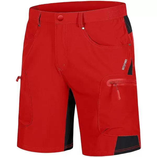 TACVASEN Men's Hiking Shorts Quick Dry Athletic Training Fishing Travel Shorts Multi Pockets
