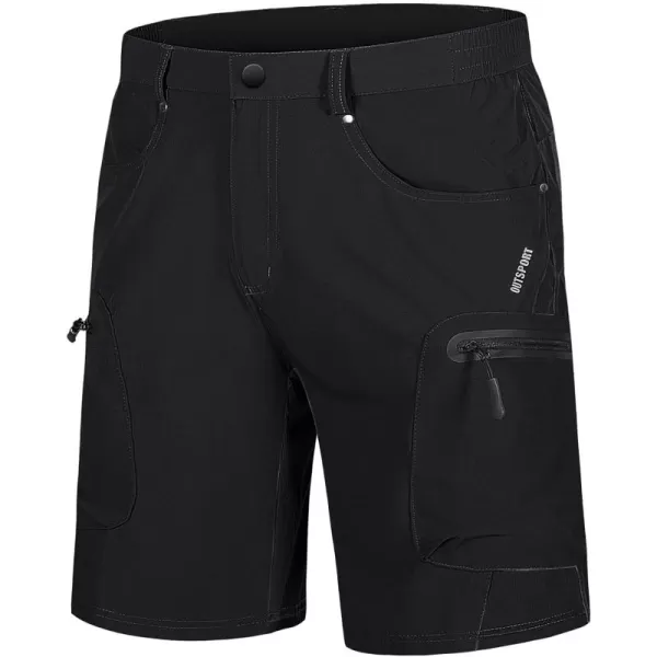 TACVASEN Men's Hiking Shorts Quick Dry Athletic Training Fishing Travel Shorts Multi Pockets