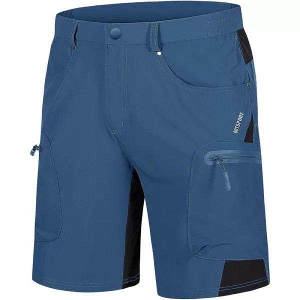 TACVASEN Men's Hiking Shorts Quick Dry Athletic Training Fishing Travel Shorts Multi Pockets