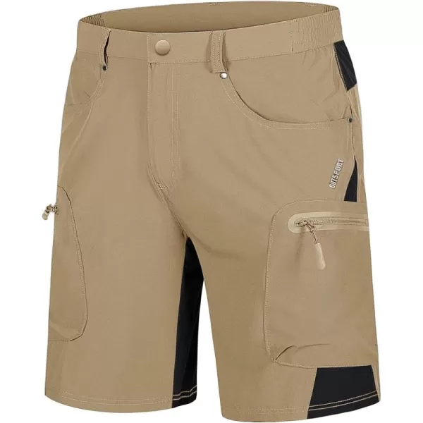 TACVASEN Men's Hiking Shorts Quick Dry Athletic Training Fishing Travel Shorts Multi Pockets