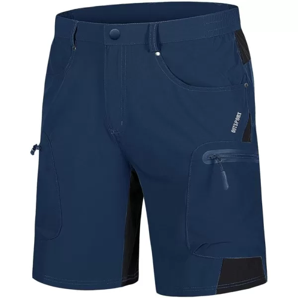 TACVASEN Men's Hiking Shorts Quick Dry Athletic Training Fishing Travel Shorts Multi Pockets