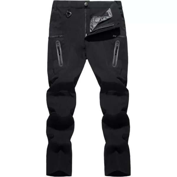 TACVASEN Men's Tactical Pants Quick-Dry Water-Resistant Lightweight Hiking Pants with 8 Pockets