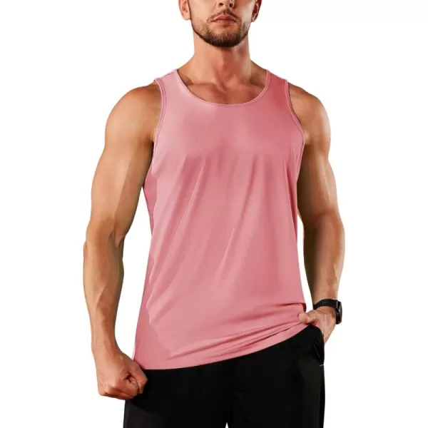 TACVASEN Men's UPF 50+ SPF Workout Sleeveless Shirts Quick Dry Muscle Shirt Lightweight Running Tank Tops