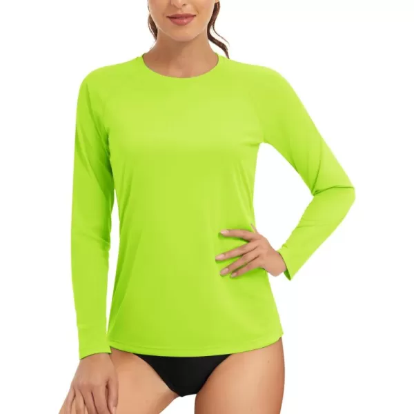TACVASEN Women's Rash Guard Swim Shirt Sun Protection UPF 50+ Long Sleeve Sport Workout Tops