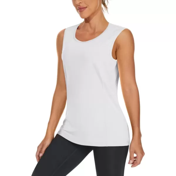 TACVASEN Women's Workout Tank Top Sleeveless Quick Dry Sun Protection UPF 50+ Running Hiking Athletic Gym Yoga Tank Tops