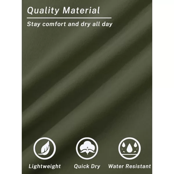 TACVASEN Men's Hiking Pants Lightweight Quick Dry Cargo Work Pants with 5 Pockets Military Tactical Ripstop Durable Pants