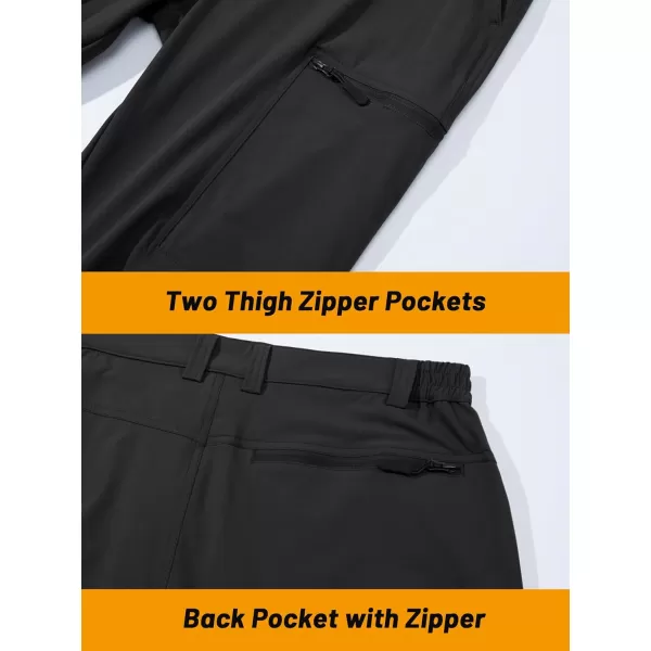 TACVASEN Men's Hiking Pants Lightweight Quick Dry Cargo Work Pants with 5 Pockets Military Tactical Ripstop Durable Pants