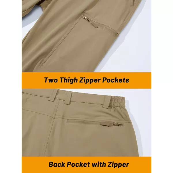 TACVASEN Men's Hiking Pants Lightweight Quick Dry Cargo Work Pants with 5 Pockets Military Tactical Ripstop Durable Pants
