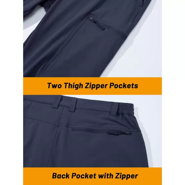 TACVASEN Men's Hiking Pants Lightweight Quick Dry Cargo Work Pants with 5 Pockets Military Tactical Ripstop Durable Pants