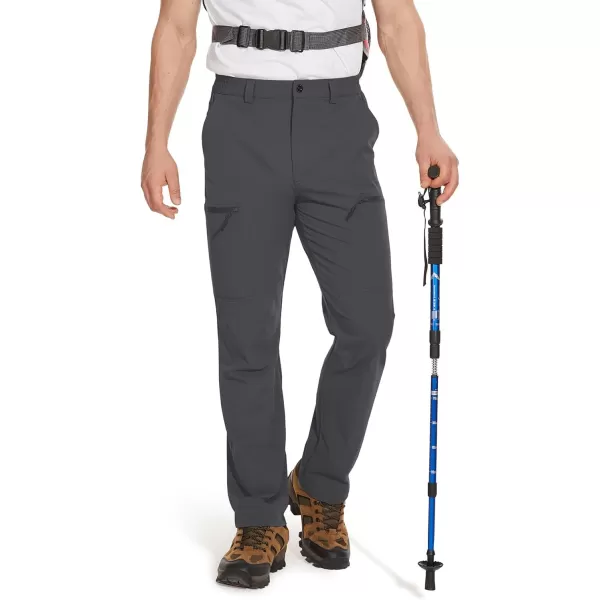 TACVASEN Men's Hiking Pants Lightweight Quick Dry Cargo Work Pants with 5 Pockets Military Tactical Ripstop Durable Pants
