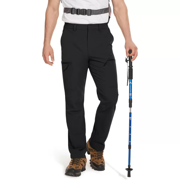 TACVASEN Men's Hiking Pants Lightweight Quick Dry Cargo Work Pants with 5 Pockets Military Tactical Ripstop Durable Pants