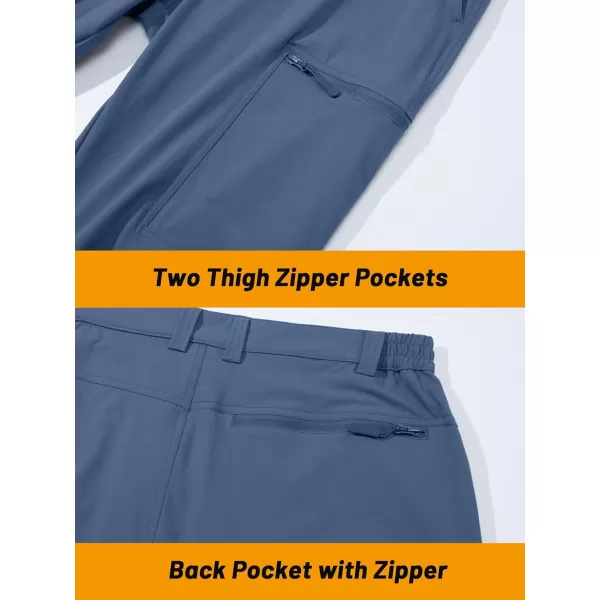 TACVASEN Men's Hiking Pants Lightweight Quick Dry Cargo Work Pants with 5 Pockets Military Tactical Ripstop Durable Pants