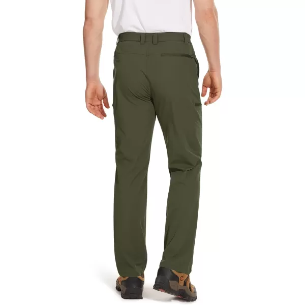 TACVASEN Men's Hiking Pants Lightweight Quick Dry Cargo Work Pants with 5 Pockets Military Tactical Ripstop Durable Pants