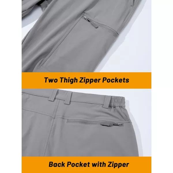 TACVASEN Men's Hiking Pants Lightweight Quick Dry Cargo Work Pants with 5 Pockets Military Tactical Ripstop Durable Pants