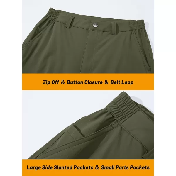 TACVASEN Men's Hiking Pants Lightweight Quick Dry Cargo Work Pants with 5 Pockets Military Tactical Ripstop Durable Pants