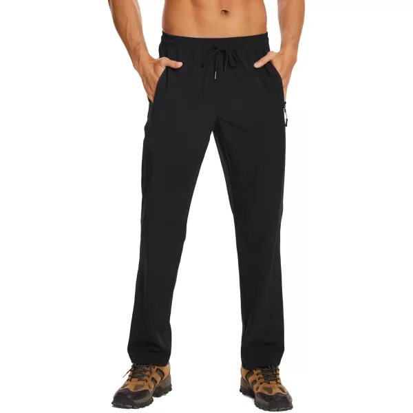 TACVASEN Mens Hiking Pants Lightweight Quick Dry Stretch Joggers for Running Workout Casual
