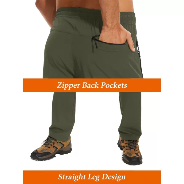 TACVASEN Mens Hiking Pants Lightweight Quick Dry Stretch Joggers for Running Workout Casual