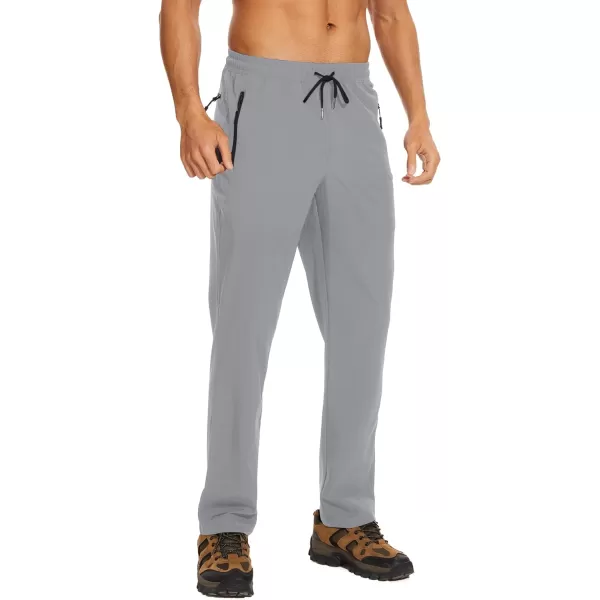 TACVASEN Mens Hiking Pants Lightweight Quick Dry Stretch Joggers for Running Workout Casual
