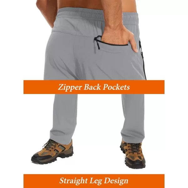 TACVASEN Mens Hiking Pants Lightweight Quick Dry Stretch Joggers for Running Workout Casual
