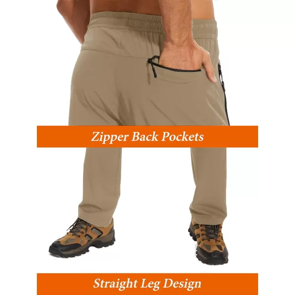 TACVASEN Mens Hiking Pants Lightweight Quick Dry Stretch Joggers for Running Workout Casual
