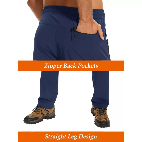 TACVASEN Mens Hiking Pants Lightweight Quick Dry Stretch Joggers for Running Workout Casual
