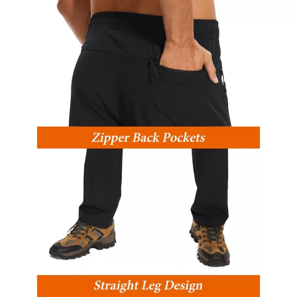 TACVASEN Mens Hiking Pants Lightweight Quick Dry Stretch Joggers for Running Workout Casual