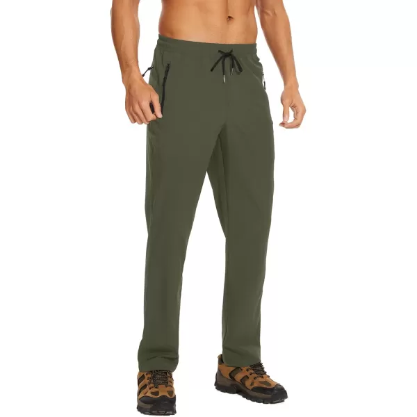 TACVASEN Mens Hiking Pants Lightweight Quick Dry Stretch Joggers for Running Workout Casual